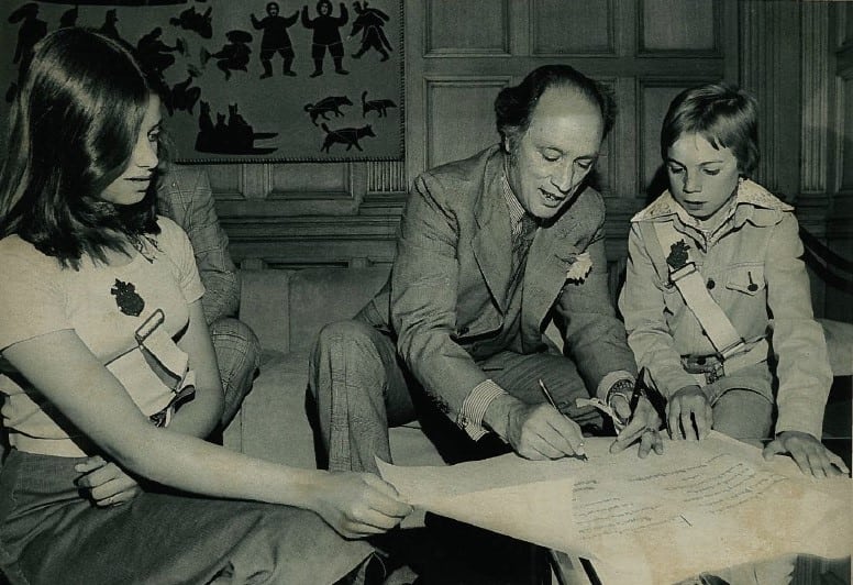 ama school safety patrol Pierre Trudeau
