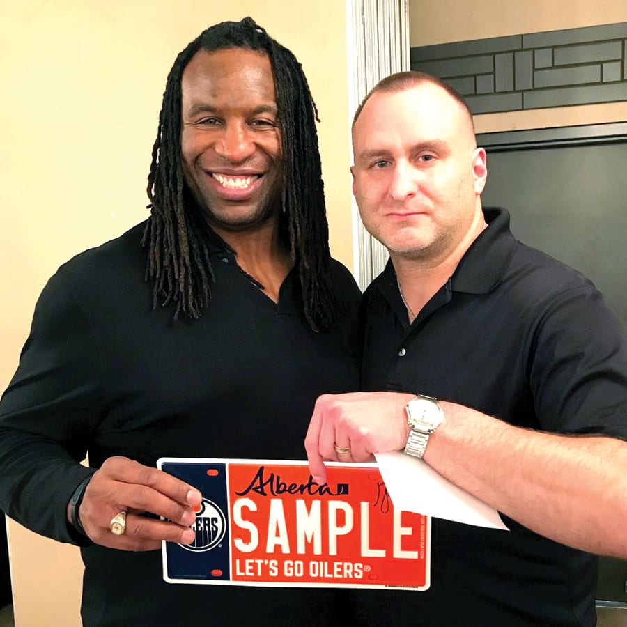 ama news georges laraque licence plates