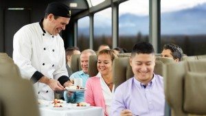 Rocky Mountaineer Food Dining Car Train