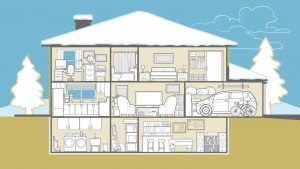 home insurance house cross-section