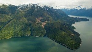 Haida Gwaii British Columbia Rainforest Aerial