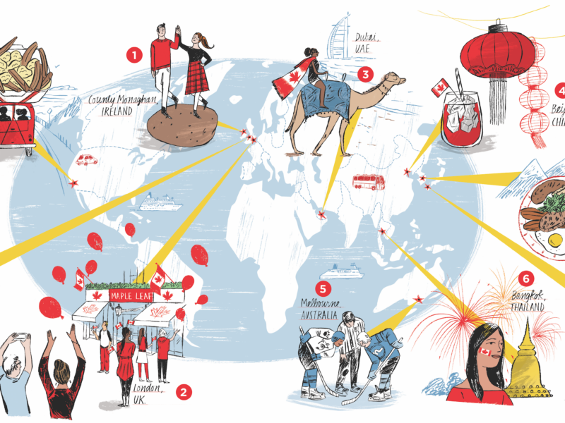 Celebrate Canada Day Around the World