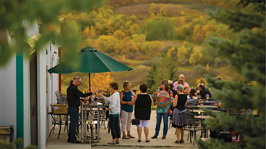 Wining, Dining and Ziplining in Lumsden, Saskatchewan AMA