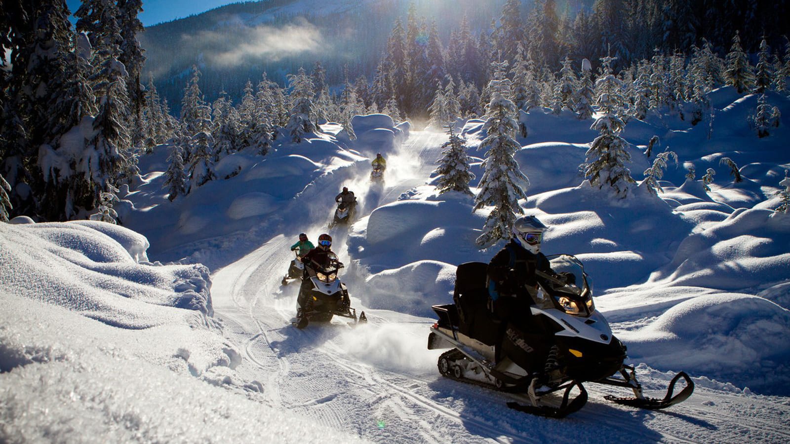 B.C. winter road trip whistler snowmobiling