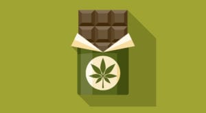 cannabis edibles chocolate bar