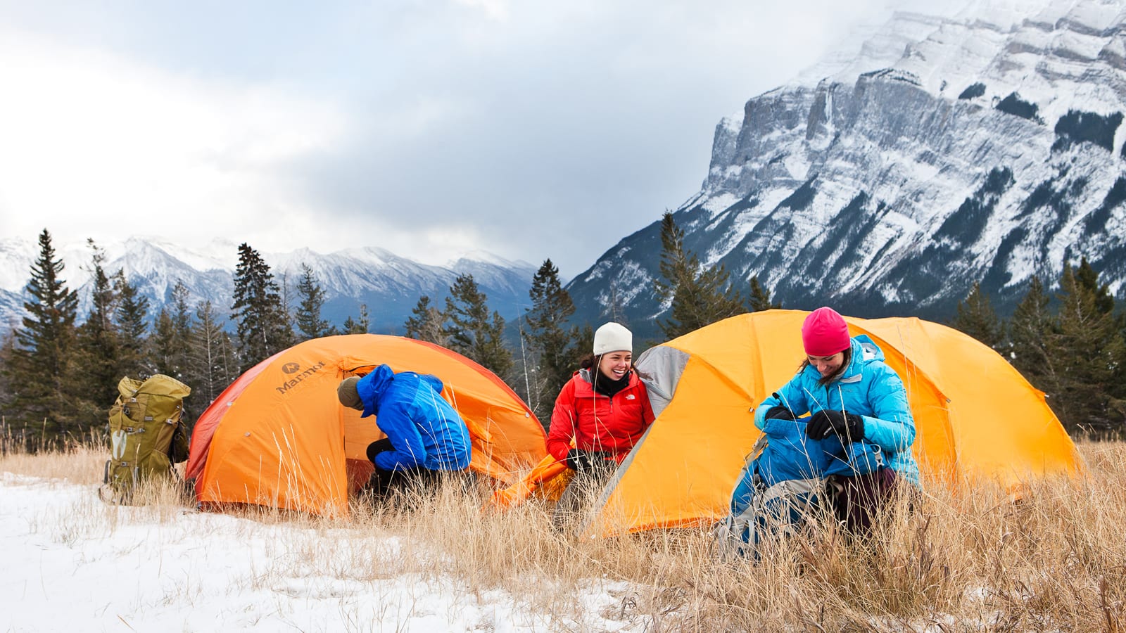 Alberta winter camping tips banff mountains