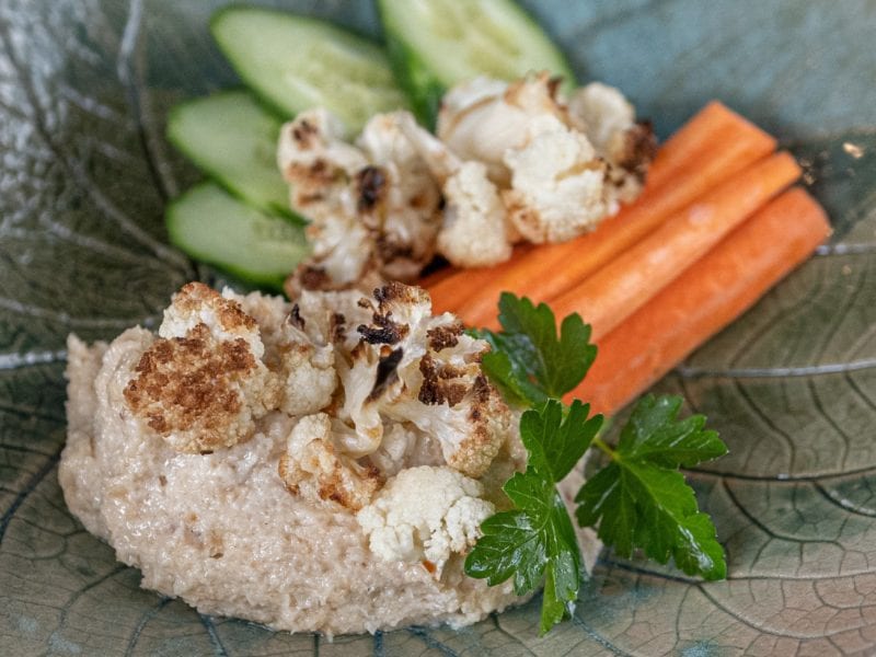 Recipe: Roasted Cauliflower Hummus