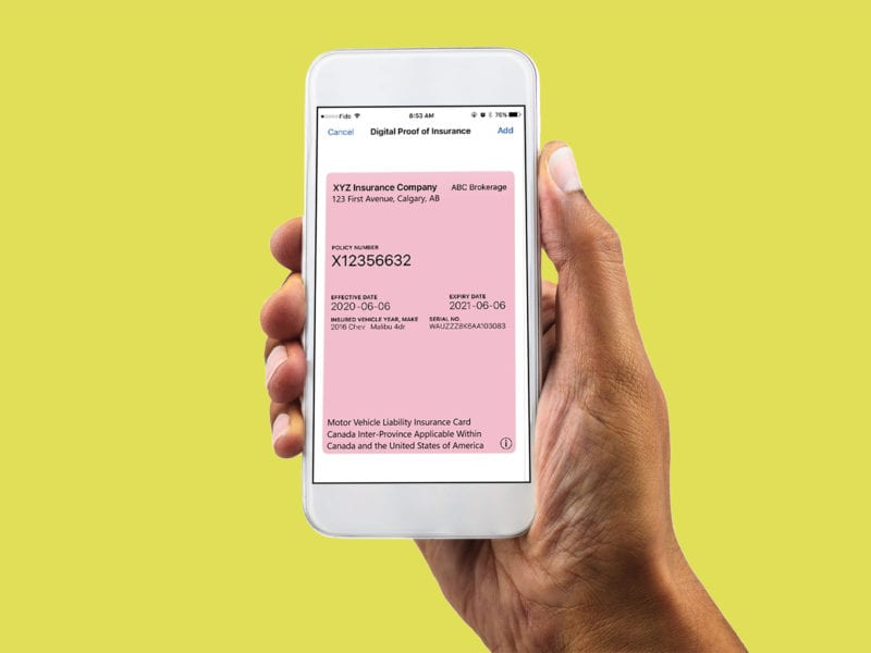 Introducing the Digital Pink Card for Alberta Auto Insurance