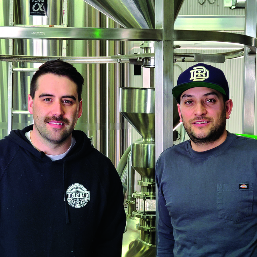 Ben and Chad of Dog Island Brewing 